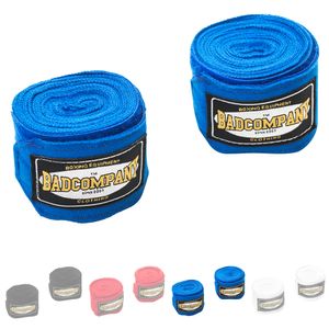 Box-Bandagen mit breitem Klettverschluss 2,5 m : blau Farbe: blau