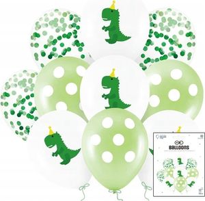 Satz Dino Dinosaurier Gedruckt Ballons Geburtstag Dekoration 10Pcs