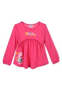 Peppa Wutz Pig Kinder Langarm-Shirt Longsleeve Mädchen Oberteil, Farbe:Pink, Größe Kids:116 Peppa Wutz Pig Kinder Langarm-Shirt Longsleeve Mädchen Oberteil, Farbe:Pink, Größe Kids:116