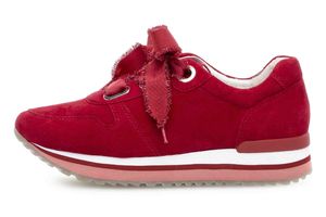 Gabor Comfort Basic Sneaker in Übergrößen Rot 26.445.48 große Damenschuhe, Größe:42