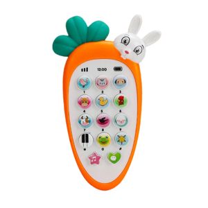 Baby Handy Spielzeug Pädagogische Cell Toy Musik Kleinkind Mädchen Geschenk Farbe Orange