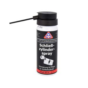 HaWe Schließzylinderspray mit PTFE 50 ml, Türschlossspray, Schmieröl, Türschlosspflege, Enteiserspray