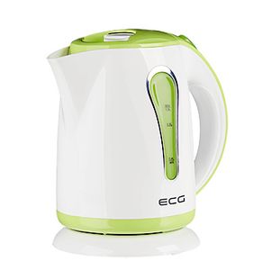 ECG RK 1022 grün | Elektrischer Wasserkocher | Beleuchtete Wasserstandanzeige | Hochwertiges Kunststoffdesign | BPA FREI | 1,0 l Inhalt | 1100 W |