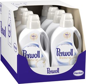 Perwoll Renew Weiß 8x24 Waschladungen Wäschen Feinwaschmittel Fasern Farbe