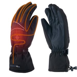 Beheizbare Handschuhe, Elektrisch beheizte Handschuhe, heizbare Handschuhe Motorrad Herren, Handschuhe beheizbar für Skifahren, Angel, Motorradfahren (M)