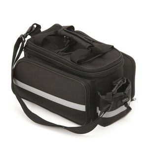 FISCHER Gepäckträgertasche Tasche, schwarz, 12 x 33 x 29 cm, 25 Liter