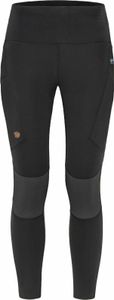 Fjällräven Abisko Trekking Tights Pro W Black/Iron Grey XL Outdoorové nohavice