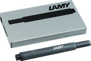 LAMY Großraum-Tintenpatronen T10 schwarz im Blister 5 Patronen