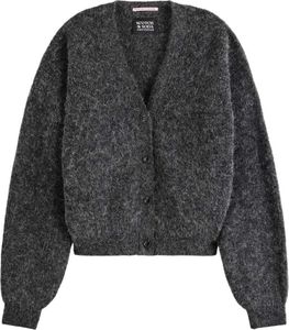 Scotch & Soda Core Fuzzy Relaxed Strickjacke Grau XS Frau Grau XS