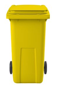 Plastová popelnice 240l žlutá
