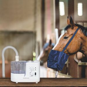 Mediware Ultraschall Inhalator für Pferde, stufenlos regulierbar, mit Beutel