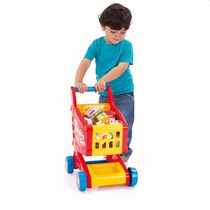 Warenkorb Korb Einkaufswagen Spielzeug Shoppingspaß für Kinder Rollenspield Neu