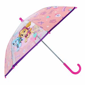 Stockschirm Mädchen | in rosa & transparent | Paw Patrol | Kinder Regenschirm