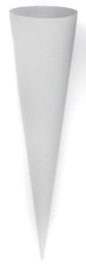 Schultüten Rohling grau 70 cm, Menge: 1 (Neu)