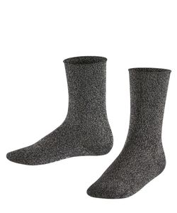 FALKE Shiny Kinder Socken, Größe:35-38, Farbe:black s