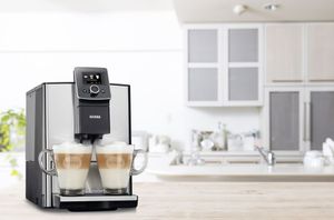 NIVONA - NICR 825 - Edelstahl/Chrom - Kaffeevollautomat + 1 kg Kaffee GRATIS!