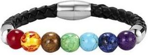 Armband Leder, Chakra Edelsteine