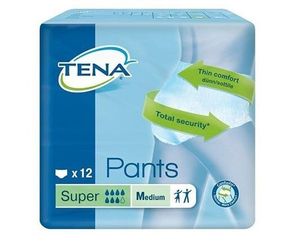 Tena, Pants Super, Bielizna chłonna, 12 sztuk (PRODUKT Z NIEMIEC)