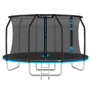 THUNDER® | ULTRA 14FT BLUE | Zahradní trampolína | 427 cm | Vnitřní síť | Odolná proti povětrnostním vlivům THUNDER® | ULTRA 14FT BLUE | Zahradní trampolína | 427 cm | Vnitřní síť | Odolná proti povětrnostním vlivům
