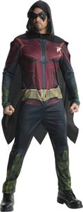 Batman - Kostým '" "Robin" - Pánsky BN4712 (XL) (Červená/čierna)