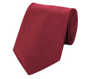 Fabio Farini - Krawatte - Herren Krawatte Rot - verschiedene Rote Männer Schlips in 8cm Breit (8cm), Weinrot - Wine