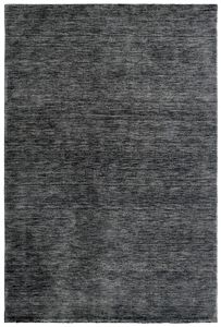 18652 Wollteppich Handgefertigt Steingrau Grau 120x170 cm