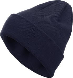 FRIESEN Friesennerz Uni Beanie "Schelmijack & Olmibert" aus 100% Wolle (Wolle) - Wollmütze Strickmütze in Marine Blau