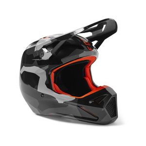 FOX V1 Bnkr Motocross Helm (Black/Camo,S  (55/56))