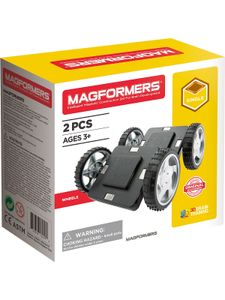 MAGFORMERS Spielwaren Magformers Räder mit Grundplatte Set 2 Magnetbaukästen Konstruktionspielzeug kreativlern MAGFORMERS Räder mit Grundplatte
