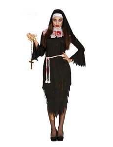 Zombie Nonne für Damen Gr. M/L, Größe:L