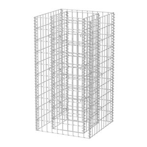 vidaXL Gabionen-Hochbeet Stahl 50×50×100 cm