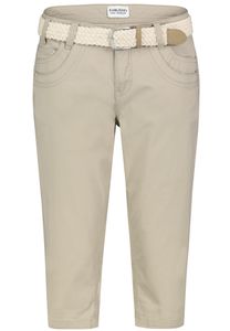 Sublevel Caprihose Chino Shorts mit geflochtenem Gürtel Größe: XL
