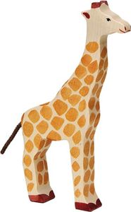 Holzfigur Giraffe (Exotische Tiere) Holztiger 3150 Goki 80154 - Tiere aus Holz Holztiere