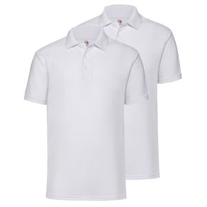 Doppelpack Fruit of the Loom 65/35 Polo + GRATIS MyShirt Stoffbeutel