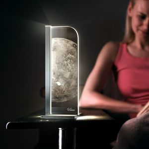 Luverre LED Tischleuchte Venus Rechteck Silber