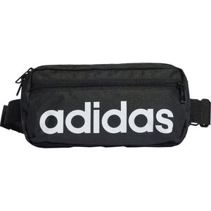 ADIDAS LINEAR BUM BAG BLACK/WHITE Jedna veľkosť