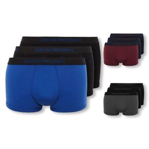 Armani Emporio 3 Pack Underwear 111625-9A722-70020, Herren, Boxer-Shorts, Schwarz, Größe: M EU