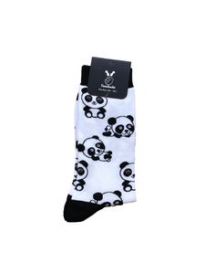 TwoSocks lustige Socken - Panda Socken, Motivsocken für Damen & Herren  Baumwolle Einheitsgröße