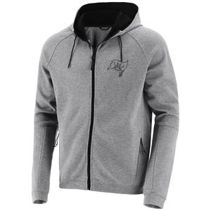 NFL Tampa Bay Buccaneers Hoody Jacke Mono Premium Graphic hooded Sweater Grau (M)