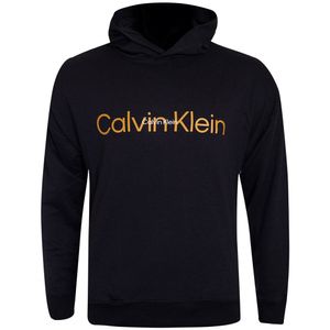 Calvin Klein Herren Lounge Graphic Kapuzenshirt, Schwarz S