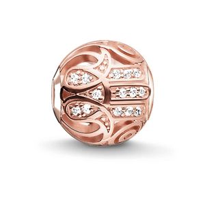 Thomas Sabo K0206-416-14 Karma Bead Fatimas Hand Sterling-Silber Rosé Vergoldet