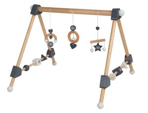 roba Spieltrapez, Aktivcenter mit Spiel- & Greiftrainer, Holz, 42,5x61x44,5cm