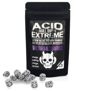 Acid Skull Drops Extreme Ultra Salz Lakritz