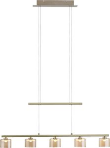 Paul Neuhaus Pendelleuchte HYDRA LBH 80x7x180 cm gold Hängelampe Hängeleuchte