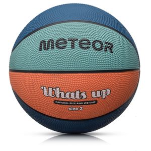 Meteor Basketball What's up Größe 3 Jugend 3-8 Jahre alt 3 marine/orange