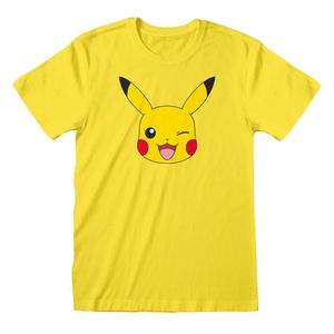 Pokemon - T-Shirt für Herren/Damen Unisex HE704 (M) (Gelb)