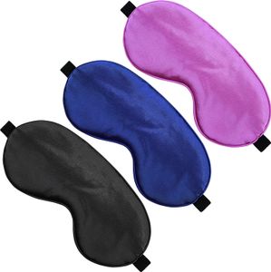 3 Pack Seide Schlafmaske für Frauen und Männer Mädchen verstellbare Augenmaske Frauen Schlafbrille weich glatt Blocking aus Licht atmungsaktiv Reise Schlafbrille Augen Schlaf Schutz