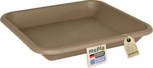 MePla - Untersetzer Quadrat 28x28 taupe