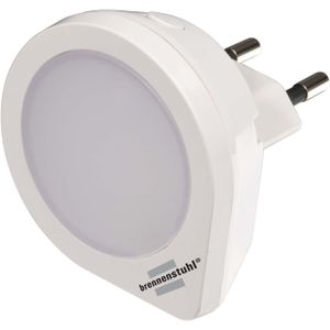 Brennenstuhl LED-Nachtlicht / Orientierungslicht mit Schalter (sanftes und unaufdringliches Licht) weiß