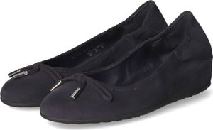 Högl Damen Ballerinas Dunkelblau Rauleder Größe: 41